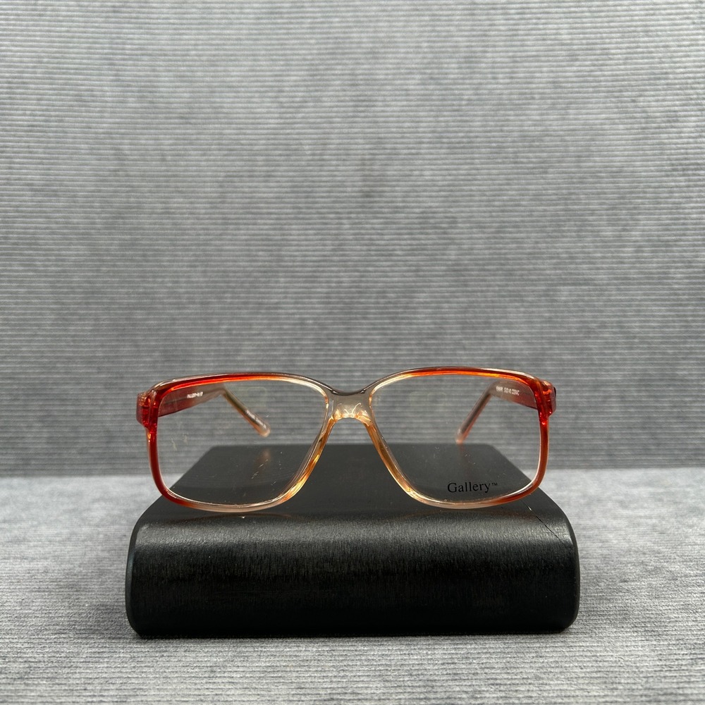 Kenmark Gallery Chief Eyeglass Frames Cognac Ombre 53-20-140 Rectangular Vintage